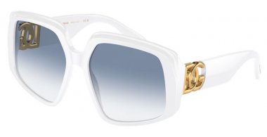 Sunglasses - Dolce & Gabbana - DG4386 - 331219 WHITE // LIGHT BLUE GRADIENT TRANSPARENT