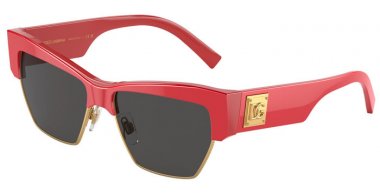 Sunglasses - Dolce & Gabbana - DG4415 - 337787 METALLIC RED // DARK GREY