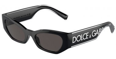 Sunglasses - Dolce & Gabbana - DG6186 - 501/87  BLACK // DARK GREY