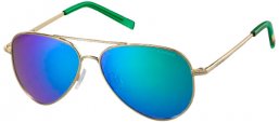 Gafas Junior - Polaroid Junior - PLD 8015/N - J5G (K7) GOLD // GREEN MIRROR POLARIZED