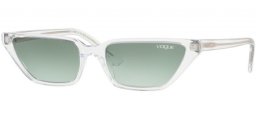 Gafas de Sol - Vogue - VO5235S - W7458E TRANSPARENT // GREEN GRADIENT