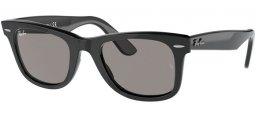 Sunglasses - Ray-Ban® - Ray-Ban® RB2140 ORIGINAL WAYFARER - 6495R5 BLACK // GREY