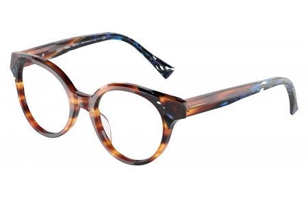 Monturas - Alain Mikli - A03143 SAVOIE - 006 LIGHT HAVANA MOSAIC BLUE