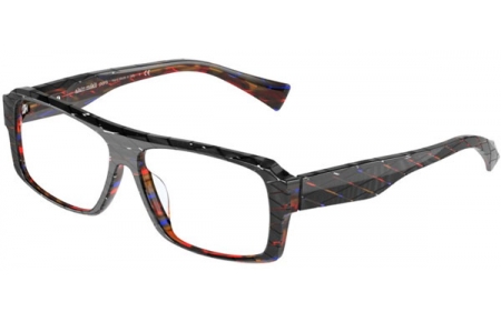 Frames - Alain Mikli - A03146 GARDEL - 004 RUMBLE BLACK RED BLUE BLACK