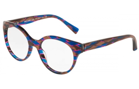 Lunettes de vue - Alain Mikli - A03097 MADOLYN - 009 RHOMBUS BLUE BROWN