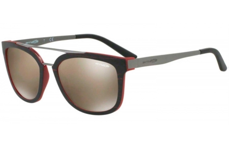 Gafas de Sol - Arnette - AN4232 JUNCTURE - 24295A BRUSH MATTE BORDEAUX MATTE BORDEAUX // LIGHT BROWN MIRROR DARK GOLD