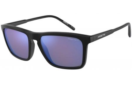 Gafas de Sol - Arnette - AN4283 SHYGUY - 01/22 MATTE BLACK // DARK GREY MIRROR WATER POLARIZED