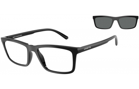 Monturas - Arnette - AN4333 HYPNO 2.0 - 27531W  BLACK  // CLEAR + CLIP SOLAR