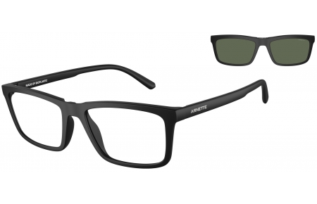 Monturas - Arnette - AN4333 HYPNO 2.0 - 27581W  MATTE BLACK  // CLEAR + CLIP SOLAR