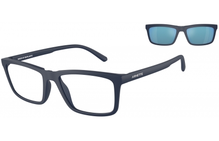Monturas - Arnette - AN4333 HYPNO 2.0 - 27591W  MATTE DARK BLUE // CLEAR + CLIP SOLAR