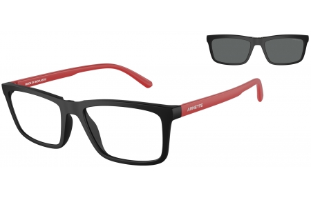 Monturas - Arnette - AN4333 HYPNO 2.0 - 29311W  MATTE BLACK // CLEAR + CLIP SOLAR