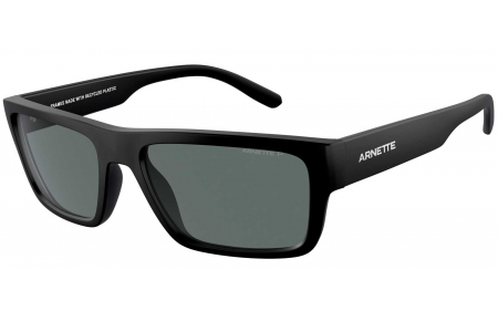 Gafas de Sol - Arnette - AN4338 PHOXER - 290081  MATTE RECYCLED BLACK // DARK GREY POLARIZED