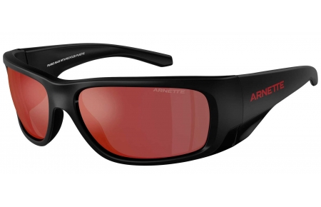 Gafas de Sol - Arnette - AN4345 FLIPSIDE - 29006Q  MATTE BLACK TOP SHINY // GREY MIRROR ORANGE YELLOW