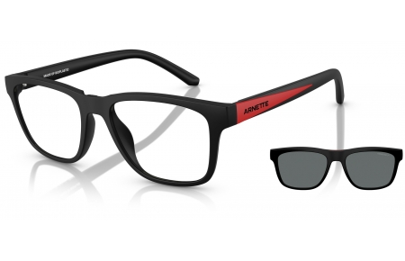 Monturas - Arnette - AN4347U TURBINE - 29661W  MATTE BLACK // CLEAR + CLIP SOLAR