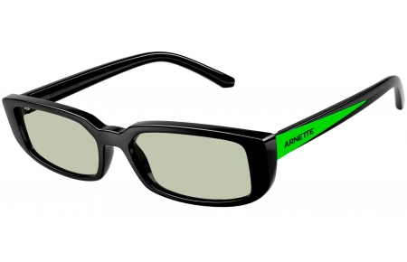 Gafas de Sol - Arnette - AN4348 JET - 2753/2  SHINY BLACK // LIGHT GREEN