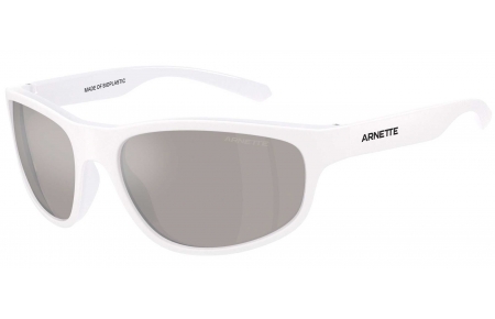 Gafas de Sol - Arnette - AN4351 E.Z. - 29776G  MATTE OPAL WHITE SHINY // LIGHT GREY MIRROR SILVER