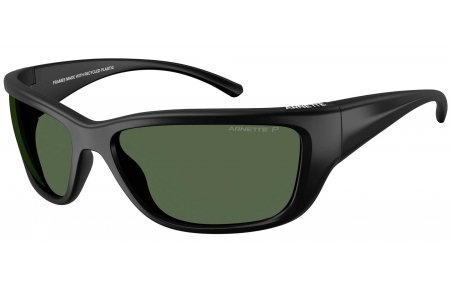 Gafas de Sol - Arnette - AN4353 BUBBLEWRAP - 29009A  MATTE BLACK // DARK GREEN POLARIZED