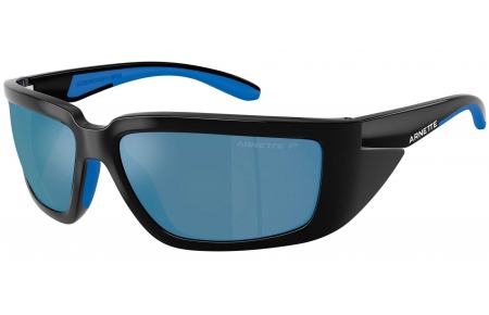 Gafas de Sol - Arnette - AN4355 TAGGIT - 275322  BLACK ROYAL BLUE RUBBER // DARK GREY POLARIZED WATER MIRROR