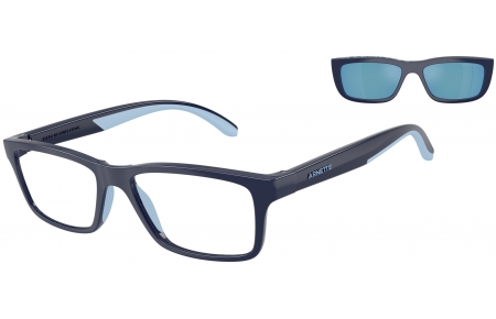 Monturas - Arnette - AN4356 GRAF - 27591W  RUBBER DARK BLUE // CLEAR + CLIP ON DARK GREY POLARIZED WATER MIRROR