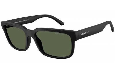 Gafas de Sol - Arnette - AN4362 TWISTER - 29009A  MATTE BLACK // DARK GREEN POLARIZED