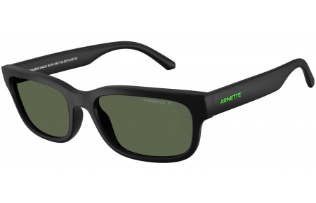 Gafas de Sol - Arnette - AN4363 DEFYER - 29009A  MATTE RECYCLED BLACK // DARK GREEN POLARIZED
