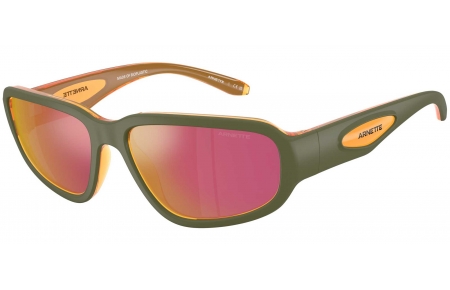Gafas de Sol - Arnette - AN4365 GOODLE - 30066Q  MILITARY GREEN ORANGE // GREY MIRROR ORANGE YELLOW