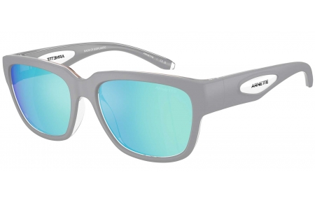 Gafas de Sol - Arnette - AN4366 BOUNCE - 3008Y7  CRYSTAL GREY // LIGHT GREY MIRROR BLUE