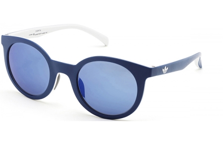 Sunglasses - Adidas Originals - AOR013 - 021.001 BLUE WHITE // MIRROR BLUE