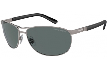 Lunettes de soleil - Arnette - AN3090 BELGRANO - 745/81 MATE GUNMETAL // DARK GREY POLARIZED