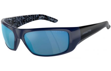 Sunglasses - Arnette - AN4182 HOT SHOT - 291422  DARK BLUE // DARK GREY MIRROR WATER POLARIZED