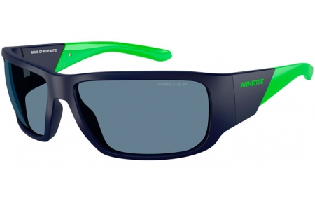 Sunglasses - Arnette - AN4297 SNAP II - 27592V MATTE DARK BLUE // DARK BLUE POLARIZED