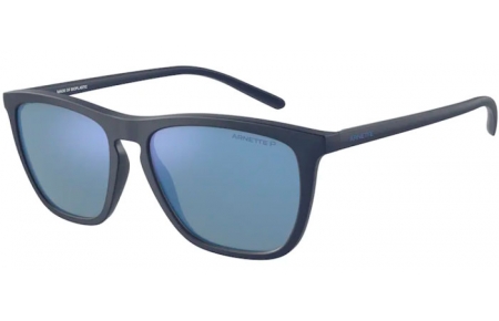 Sunglasses - Arnette - AN4301 FRY - 275922 MATTE NAVY BLUE // DARK GREY MIRROR WATER POLARIZED