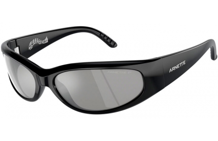 Sunglasses - Arnette - AN4302 CATFISH - 2900Z3  RECYCLED BLACK // GREY MIRROR SILVER POLARIZED