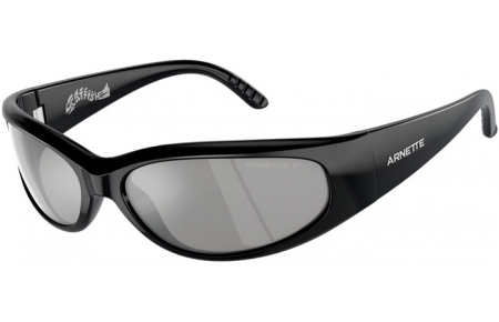 Lunettes de soleil - Arnette - AN4302 CATFISH - 2900Z3  RECYCLED BLACK // GREY MIRROR SILVER POLARIZED