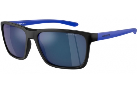 Sunglasses - Arnette - AN4323 SOKATRA - 287655  MATTE BLACK // BLUE MIRROR