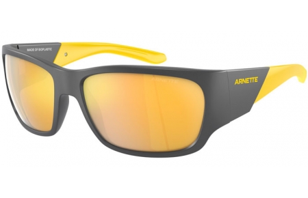 Sunglasses - Arnette - AN4324 LIL' SNAP  - 28775A  MATTE GREY // GOLD MIRROR