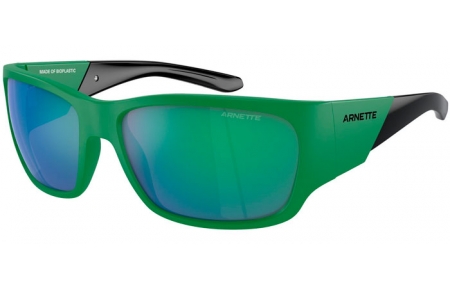 Sunglasses - Arnette - AN4324 LIL' SNAP  - 2878F2  MATTE GREEN // GREEN MIRROR