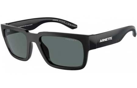 Sunglasses - Arnette - AN4326U SAMHTY - 290081  MATTE RECYCLED BLACK // DARK GREY POLARIZED