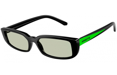 Gafas de Sol - Arnette - AN4348 JET - 2753/2  SHINY BLACK // LIGHT GREEN