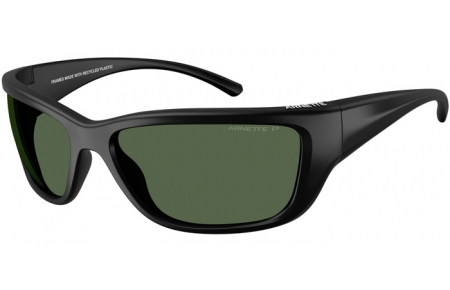 Gafas de Sol - Arnette - AN4353 BUBBLEWRAP - 29009A  MATTE BLACK // DARK GREEN POLARIZED
