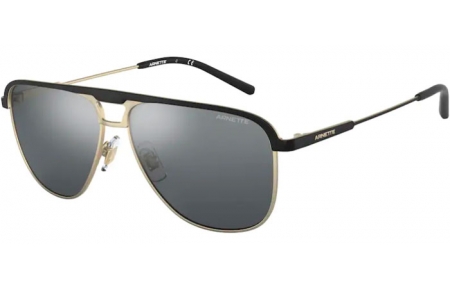 Sunglasses - Arnette - AN3082 HOLBOXX - 732/6G BLACK MATTE // GREY MIRROR BLACK