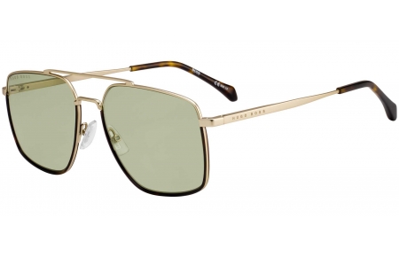 Gafas de Sol - BOSS Hugo Boss - BOSS 1091/S - CGS (GP) LIGHT GOLD HAVANA // GREEN PHOTOCROMIC
