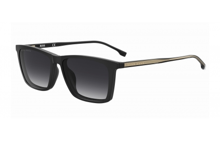 Monturas - BOSS Hugo Boss - BOSS 1151/CS - 807 (9O) BLACK // CLEAR + CLIP ON DARK GREY GRADIENT