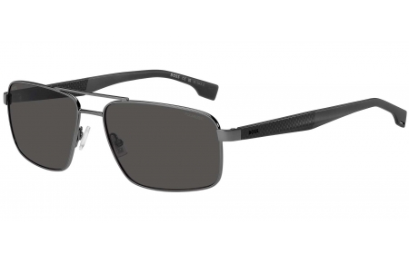 Gafas de Sol - BOSS Hugo Boss - BOSS 1580/S - V81 (M9) DARK RUTHENIUM BLACK // GREY POLARIZED
