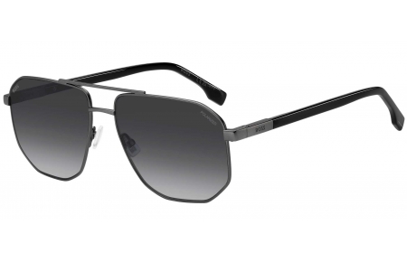 Gafas de Sol - BOSS Hugo Boss - BOSS 1832/S - R80 (WJ) STEEL METAL DARK RUTHENIUM // GREY GRADIENT POLARIZED