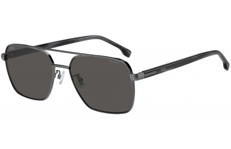 Gafas de Sol - BOSS Hugo Boss - BOSS 1846/G/S - V81 (M9) DARK RUTHENIUM BLACK // GREY POLARIZED