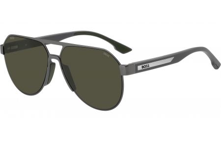 Gafas de Sol - BOSS Hugo Boss - BOSS 1989/S - SVK (L7) MATTE RUTHENIUM BLACK // GREEN POLARIZED HIGH CONTRAST