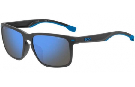 Gafas de Sol - BOSS Hugo Boss - BOSS 1542/F/S - 8HT (4J) MATTE GREY BLUE // BLUE MIRROR POLARIZED