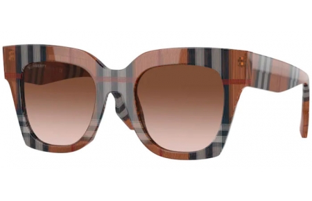 Gafas de Sol - Burberry - BE4364 KITTY - 396713 CHECK BROWN // BROWN GRADIENT