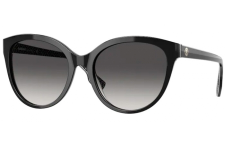 Sunglasses - Burberry - BE4365 BETTY - 39778G BLACK ON PRINT TB CRYSTAL // GREY GRADIENT